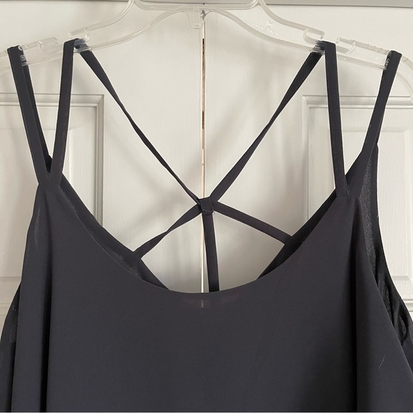 TORRID Layered Gray Chiffon Tank Top - Picture 5 of 7